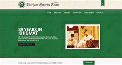 Desktop Screenshot of burhaniguardstrust.com