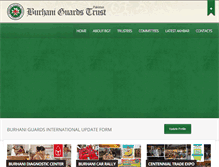 Tablet Screenshot of burhaniguardstrust.com